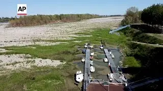 Drought drains Italy's longest river