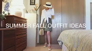 10 SUMMER FALL OUTFIT IDEAS | LOOKBOOK #zara #hm #haul