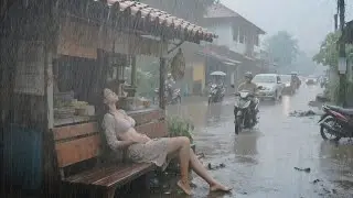 SHOCKING.. THE MOST EXTREME RAIN STORM THAT ROCKED THE VILLAGE》⛈️⛈️