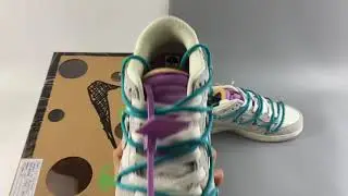Off White x Nike Dunk Low 36 of 50 Sail Neutral Grey Energy