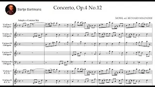 Giovanni Mossi - Concerto Op. 4, No. 12 (1727)