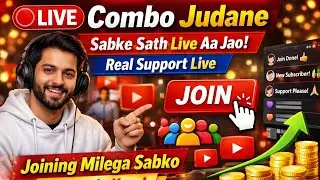LIVE Combo Judane | Sabke Sath Live Aa Jao | Real Support Live | Joining Milega Sabko