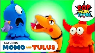 Momo and Tulus | My Loyal Pet | Funny Monster Cartoons | Pop Teen Toons