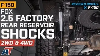 2009-2019 F150 FOX 2.5 Factory Rear Reservoir Shocks for 0-1.5