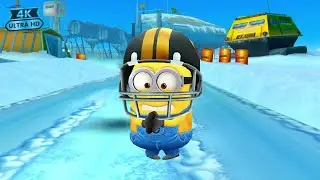 Quarterback Minion at Minion Rush the Arctic Base - 4K Full Screen