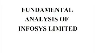 How good is fundamental analysis of INFOSYS LTD.