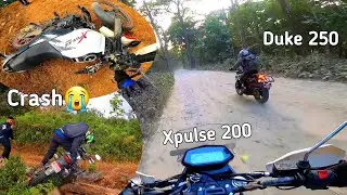 OffRoad Race with EastRider Kiran Went Wrong | Duke 250 Vs Xpulse 200 Crazy Ride | Chuiri Bhanjyang