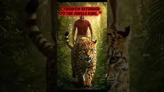 BIG Cat Rescued By Brave Boy In Jungle Trap #animalrescue #kindness #rescuetails #animals