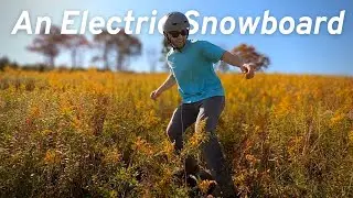 An Electric Snowboard