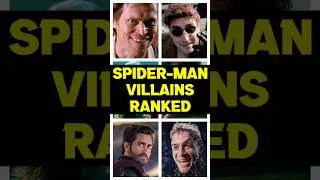 Spider-Man Villains Ranked #spiderman  #spidermanvillains  #marvel #comicbookmovies #mcu