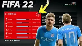 DE BRUYNE COMPLETE BUILD FOR PLAYER CAREER MODE 🔥| FIFA 22