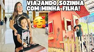 VIAJEI SOZINHA COM MINHA FILHA | NOSSA VIAGEM AT&Eacute; CAMPINAS S&Atilde;O PAULO! 