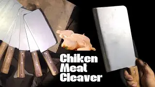 How to Create Your Own Unique Chicken Meat Cleaver Handle | How We make Chiken Meat Cleaver