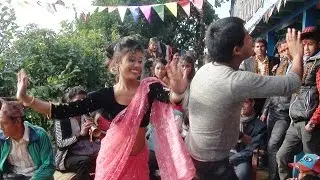 वाह ! यो पो हो शुद्ध नेपाली  पन्चे बाजा नाच, Beautiful dance by boy and girl at panche baja 2018