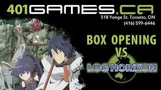 Weiss Schwarz Log Horizon Box Opening - 401 Games