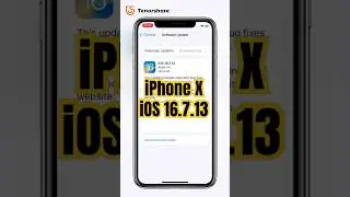 iOS 16.7.13 Update For iPhone X/8!! &mdash; Faster & Smoother! 🚀