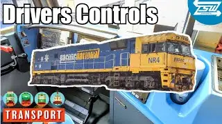 NR Diesel locomotive Train Drivers Cab & Controls - A Spotlight On National Rails Workhorse