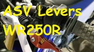 ASV F4 Levers for WR250R install tips and details. Spacer needed?