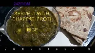 Palak Matar Recipe | Palak Matar Curry | Green Peas In Spinach Gravy | Palak Recipe