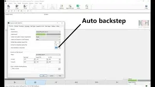 How to Set Up Auto Backstep in Express Scribe