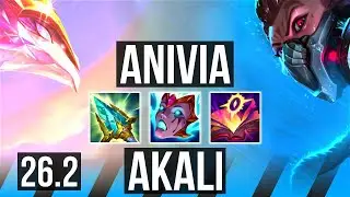 ANIVIA vs AKALI (MID) | KR Challenger | 26.2