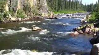 Gulkana River Rapids 2013 - Mark & Lucas