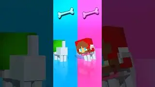 JJ Sister Dog With JJ Dog #fypシ #minecraft #minecraftanimation #maizen #mystreet