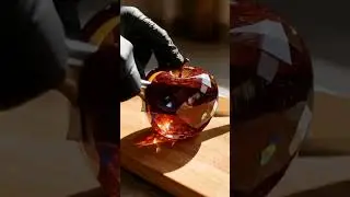 Diamond apple 🍎 #asmr #glass #glassfruit #yummy #diy #ishowspeed #codm #creative #inspiration #cat