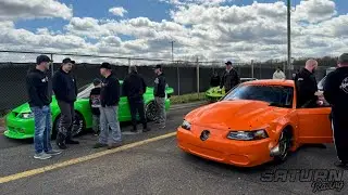 UCM SMALL TIRE NO PREP AT ONONDAGA DRAGWAY (  SUPER SKETCHY, BIG CRASH , CLOSE RACES AND MORE )