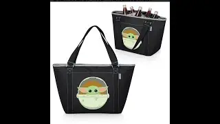 Star Wars: The Mandalorian The Child Topanga Cooler Tote Bag - Black
