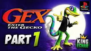 Gex: Enter the Gecko - PART 1 (PS1) VOD from King Ecnar LIVE