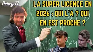WHO HAS THEIR SUPER F1 LICENSE FOR 2026?