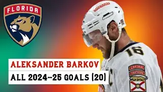 Aleksander Barkov (#16) All 20 Goals of the 2024-25 NHL Season