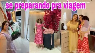 🌟 Emily Mazetto limpando a casa e arrumando a mala pra viagem no cruzeiro 