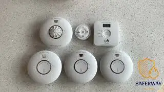 Saferway interlinked Smoke, Heat, CO alarms & Remote Startup