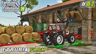 Too Many Bales, Too Little Power—But We Made It Work | Farming simulator 25 | Etruria Farm | ep #02