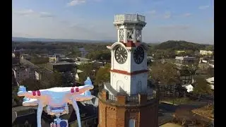 Downtown Rome Ga Aerial Video