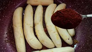 The Famous Dessert that is driving the world crazy ! without oven , with 1 egg and bananas!