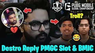 Destro Reply Punkk Gaming😲 Reply PMGC Slot for India 2025 & BMIC Teams😱 Troll SPower & NinjaJOD?😂