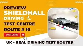 Preview - Scotland Glasgow Shieldhall Driving Test Routes Real Test Route 10
