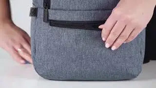 GoPack 119S Gray Backpack Review | Minimalist Bag for Teens & Students (Padded Back & Laptop Pocket)