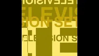 Television Set -- 
