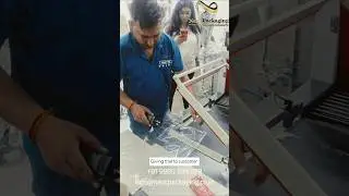 semi automatic LSealer with shrink tunnel best machine to pack perfume boxes #perfumepacking
