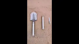 A multifunctional engineer shovel, which can shovel, plan, and saw, clear fishing spots, and prepar