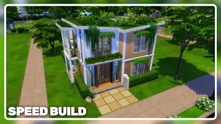 ECO-MODERN AND GLASS HOUSE | The Sims 4 | Speed Build