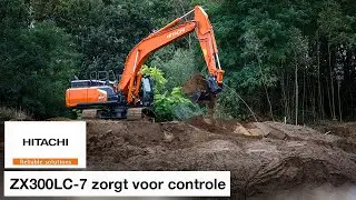 Hitachi ZX300LC-7 zorgt voor controle