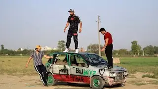 Destroying New Car By Monster Truck 😱