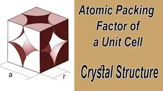 Atomic Packing Factor For S.C, B.C.C And F.C.C In A Unit Cell