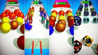 🔠 A-Z Run - 2048 ABC Runner Level-761 To Level-770 | All Level | Puzzle Ball Runner Game