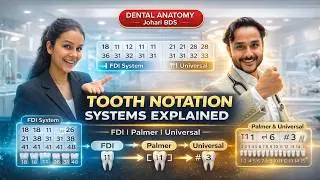Tooth Notation Systems Explained | FDI, Palmer & Universal Notation &ndash; Dental Anatomy for BDS & MBBS